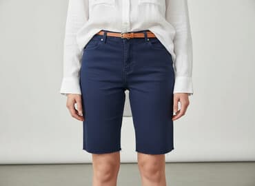 krótkie spodenki w pracy a bhp: Promod, Szorty damskie, rozmiar M — 7