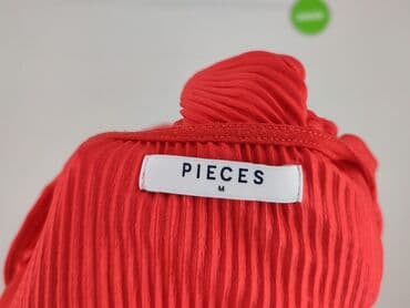 czerwona sukienka mini mohito: Pieces, Sukienka damska, M — 4