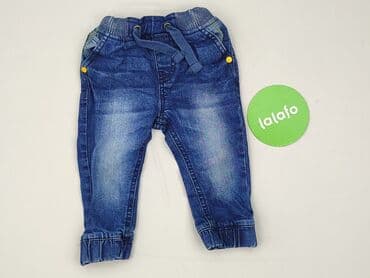 stradivarius spodnie woskowane: Spodnie jeansowe, Pepco, 9-12 miesięcy, stan - Idealny — 2