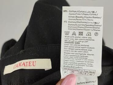 c a spodnie canda: CAMAIEU, Material trousers for women, size XS (EU 34) — 4