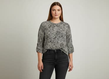 sinsay bluzka w panterke: Bluzka damska, rozmiar 2XL — 6