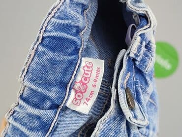 multiblu bluzki: Spodnie jeansowe, So cute, 6-9 miesięcy, stan - Idealny — 4