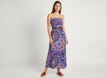 sukienki boho maxi na wesele: Sukienka damska, rozmiar S — 7