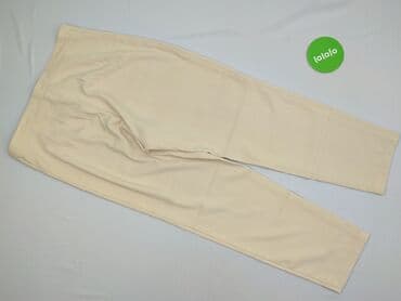 Women: Kallista Material trousers for women, size 5XL (EU 50) — 3