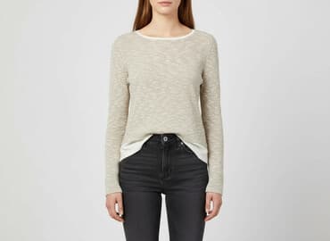 sweter z misiem bershka: Bershka, Sweter damski, rozmiar M — 6
