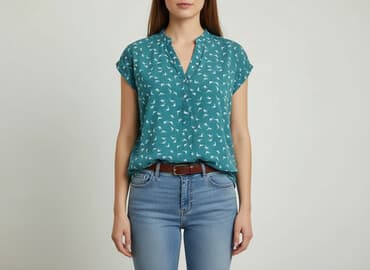 sweter piórkowy na drutach: Yessica, Bluzka damska, rozmiar M — 7