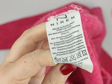 ponczo sweter: Kardigan damski, M — 5