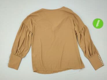 srebrne sukienki na imprezę: Bluzka damska, rozmiar L — 3