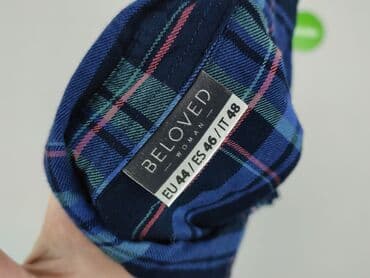 koszula w bialo niebieska krate damska: Women`s shirt, size 2XL — 5