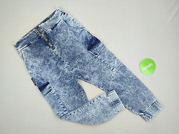 aladynki: Spodnie damskie joggery MINOUU – denimowy efekt - Model: joggery — 2