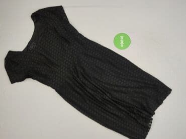 czarna sukienka z dekoltem karo: Gatta, Sukienka damska, rozmiar S — 3