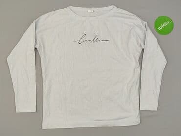 białe bluzki ze zlotym nadrukiem: Bluzka damska, rozmiar L — 2