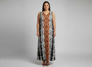 piękne sukienki maxi: Sukienka damska, rozmiar XL — 1