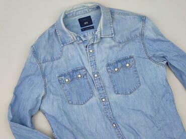 marynarki jeansowe męskie: Denim, Koszulа dla mężczyzn, rozmiar L — 1