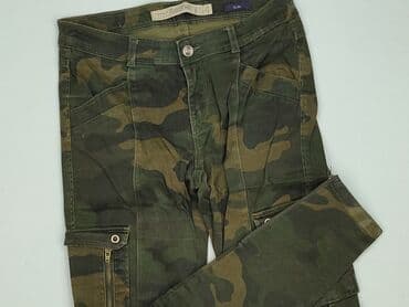 kargo spodnie: Zara, Spodnie cargo damskie, rozmiar 2XS — 1
