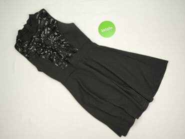 czarna sukienka z diamencikami: Sukienka damska, rozmiar S — 3