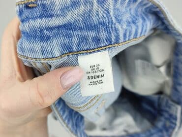 krótkie spodenki z wysokim stanem poszarpane: H&M, Szorty damskie, rozmiar S — 5