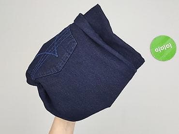 biale spodnie mom: Leggings, Jeansy damskie, rozmiar M — 6