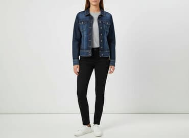 kurtki jeansowe mohito: DENIM JEANS, Kurtka jeansowa damska, rozmiar M — 1