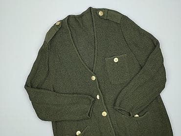 sweter damski khaki: Kardigan damski, rozmiar XL — 1