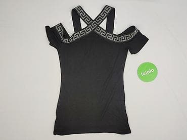 bluzki czarne plus size: Bluzka damska, rozmiar S — 2