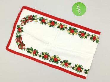 obrus 200x90: Obrus 120 x 35, kolor - Biały, stan - Idealny — 2