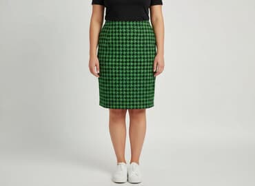 zielone spódniczka w kratkę: New Fashion, Spódnica damska, rozmiar 2XL — 6