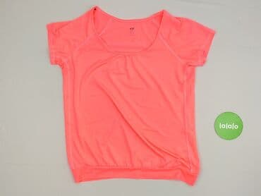 koszulka ze ściągaczem na dole: H&M Sport, T-shirt damski, rozmiar M — 2