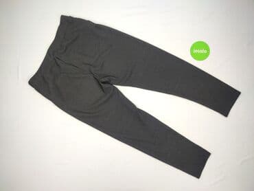 Women: Material trousers for women, size 4XL (EU 48) — 3