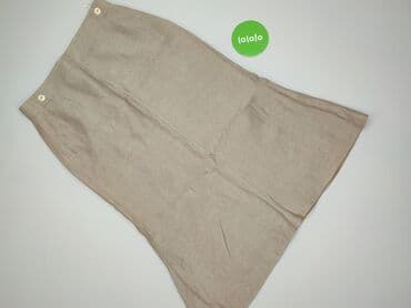 spódnice długie beżowa: Spódnica damska, rozmiar L — 2