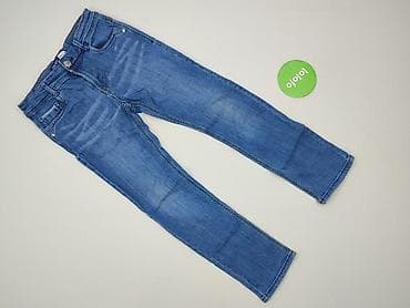 Jeans, Okaidi, 9 years, 128/134, condition - Perfect — 2