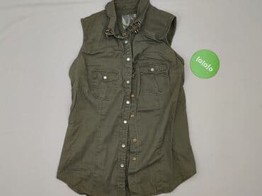 bluzki koszulowe czarne: Denim, Bluzka damska, rozmiar S — 2