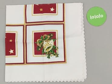 Pokrowce: Obrus 78 x 78, kolor - Biały, stan - Bardzo dobry — 2