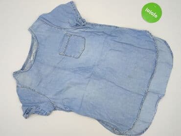 real niebieska koszulka: Bluzka damska, M — 2