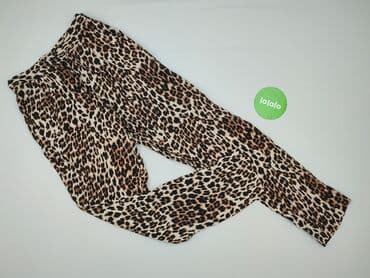spodnie w panterkę stradivarius: Tessentials, Spodnie materiałowe damskie, rozmiar S — 2