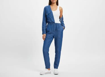 koszule jeansowe damskie h m: H&M, Kombinezon damski, rozmiar S — 6