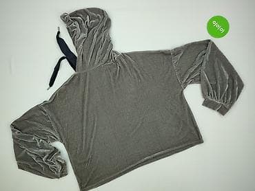 czarny sweter oversize: Zara, Bluza z kapturem damska, rozmiar S — 3