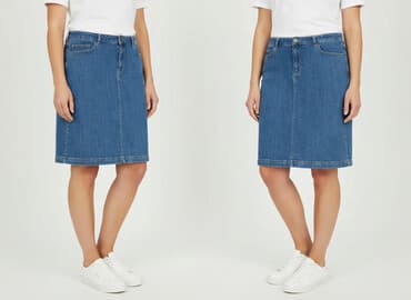 spódniczka jeansowe zara: Spódnica damska, rozmiar XL — 7