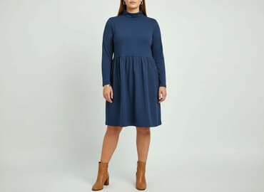 jaki kolor rajstop do granatowej sukienki: Simply Be, Sukienka damska, rozmiar 2XL — 8