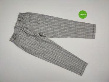 spodnie w panterkę sinsay: Spodnie materiałowe damskie, rozmiar L — 4