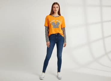 koszulka damska z myszką miki: Women's blouse, size L — 1