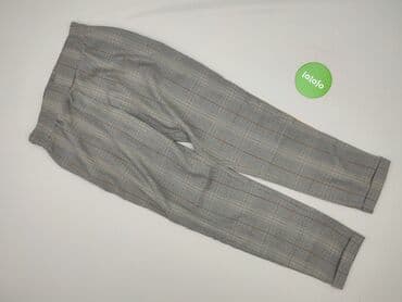 stradivarius spodnie w paski: Spodnie materiałowe damskie, rozmiar L — 2