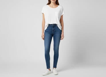 koszulki bez rękawów damskie g star raw: H&M, T-shirt damski, rozmiar L — 1
