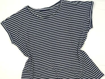 granatowy t shirty oversize: T-shirt damski, rozmiar 4XL — 1