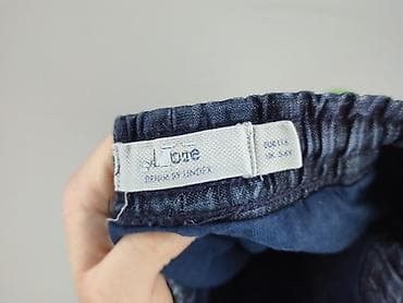 skarpety graff: Spodnie jeansowe, Lindex, 5-6 lat, 110/116, stan - Bardzo dobry — 4