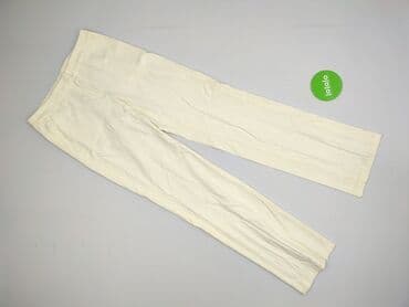 Sisley, Material trousers for women, size M (EU 38) — 2