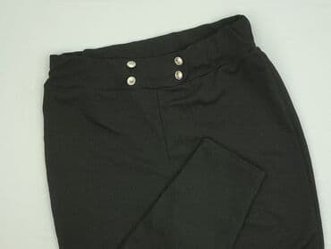 legginsy z wysokim stanem modelujące: Spodnie materiałowe damskie, XL — 1