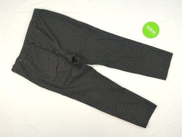 spodnie serduszka by o la la czarne: Petite, Spodnie materiałowe damskie, rozmiar L — 3