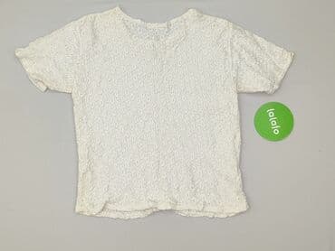 białe bluzki na krótki rękaw: Bluzka damska, rozmiar S — 3