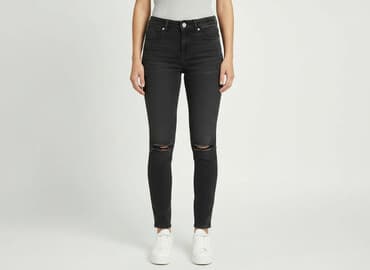 modne jeansy: F&F, Jeansy damskie, rozmiar S — 7